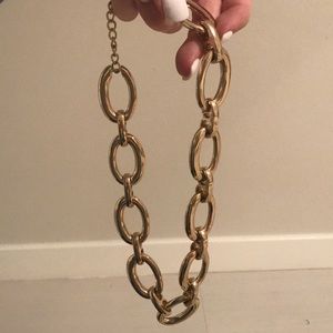 Gold chain necklace